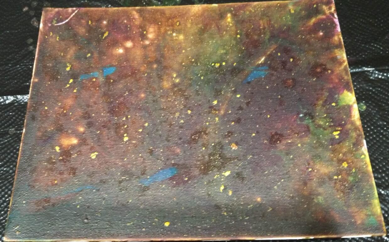 My first fluid art painting
